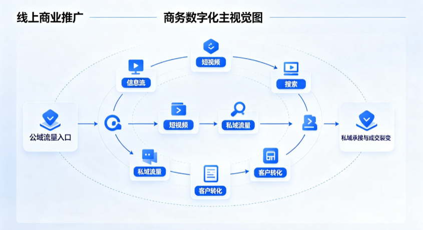 黄石港区线上商业推广怎么做？全域流量闭环搭建与低成本转化实战指南